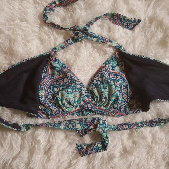 ATHLETA Wrap bikini top Size 32 B C - Picture 2 of 8